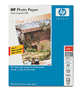 Fotografický papier HP pre laserové tlačiarne - lesklý, 100 listov A4 (Q6614A)