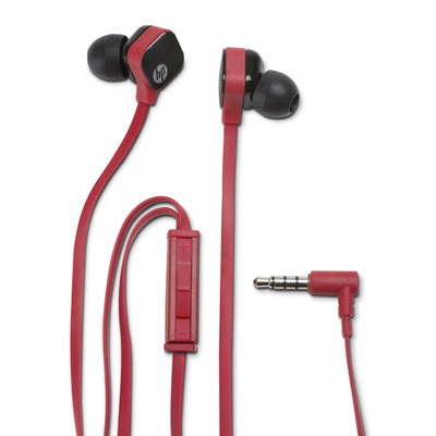 Stereofónne slúchadlá do uší HP H2300 In-Ear rubínovo červená (H6T18AA)