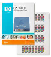 HP sada štítků s čárovými kódy pro kazety HP Super DLT II (Q2006A)