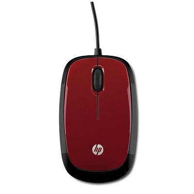 USB myš HP X1200 - flyer red (H6F01AA)