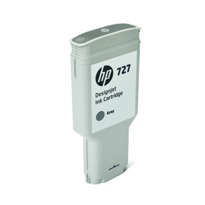Atramentová náplň HP 727 - sivá (300 ml) (F9J80A)