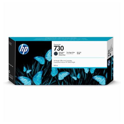 Atramentová náplň HP 730 -&nbsp;matná čierna (300 ml) (P2V71A)