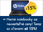 Hern� notebooky za neuverite�n� ceny! Teraz so z�avami a� 15%!