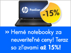 Hern� notebooky za neuverite�n� ceny! Teraz so z�avami a� 15%!