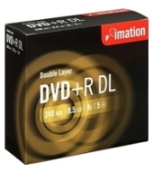 Imation DVD+R DL (5-Pack) 8.5 GB 2.4x Jewel (61369)