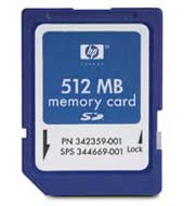 HP 512MB SecureDigital (SD) paměťová karta (FA184A)