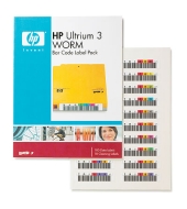Štítky s čárovými kódy pro kazety HP Ultrium 3 WORM (Q2008A)