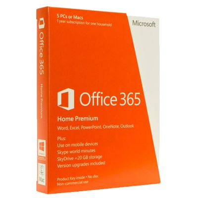 Microsoft Office 365 pre domácnosti 1 rok, bez média (6GQ-00181)