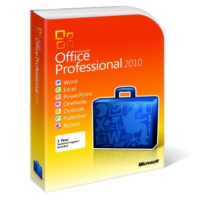 Microsoft Office Professional 2010 DVD Anglická 32/64bit (269-14670)