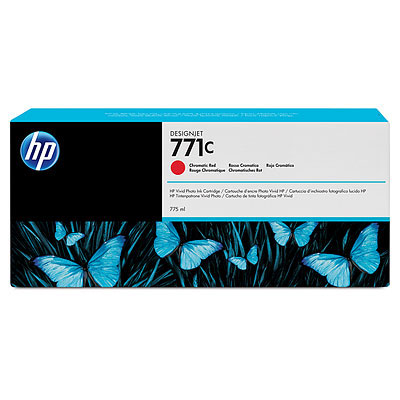 Atramentová náplň HP 771C -&nbsp;chromatická červená (B6Y08A)