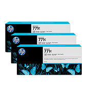 Atramentová náplň HP 771C - fotografická čierna, trojbalenie (B6Y37A)