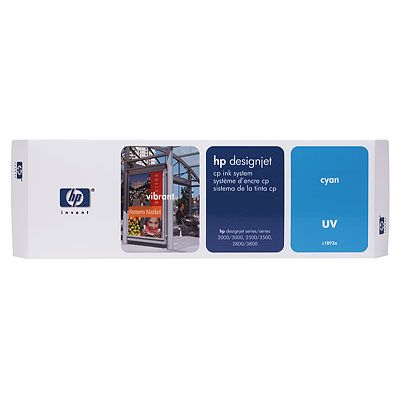 HP designjet cp uv atramentový systém azurový (410 ml) (C1893A)