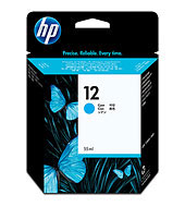 Atramentová náplň HP 12 - azurová (C4804A)