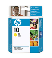 Atramentová náplň HP 10 - žltá (C4842A)