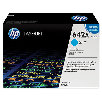 Toner HP 642A - azúrový (CB401A)