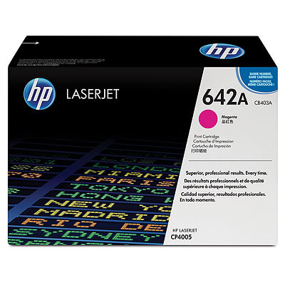 Toner HP 642A - purpurový (CB403A)