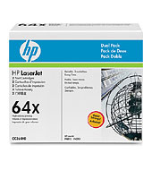 Toner HP 64X - čierny, dvojbalenie (CC364XD)