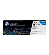 Toner HP 304A - čierny, dvojbalenie (CC530AD)