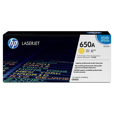 Toner HP 650A -&nbsp;žltý (CE272A)