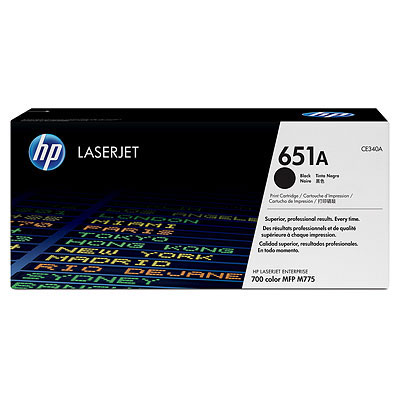 Toner HP 651A -&nbsp;čierny (CE340A)