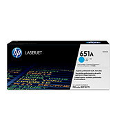 Toner HP 651A - azúrový (CE341A)