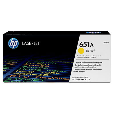 Toner HP 651A -&nbsp;žltý (CE342A)