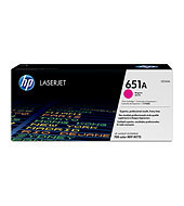 Toner HP 651A - purpurový (CE343A)