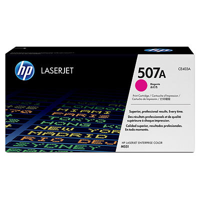 Toner HP 507A -&nbsp;purpurový (CE403A)