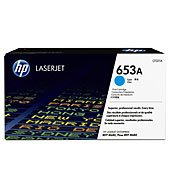 Toner HP 653A - azúrový (CF321A)