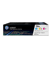 Toner HP 126A - kombinované balenie (CF341A)