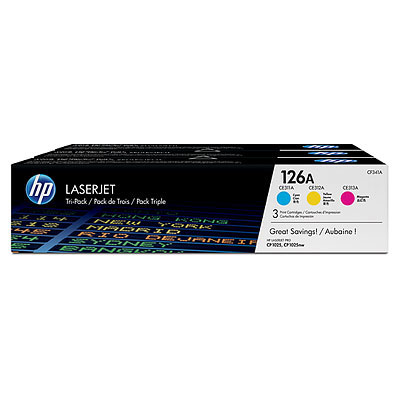 Toner HP 126A - kombinované balenie (CF341A)