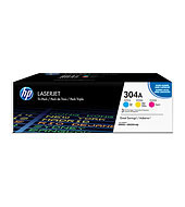 Toner HP 304A - kombinované balenie (CF372AM)