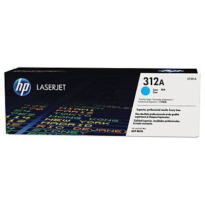 Toner HP 312A - azúrový (CF381A)