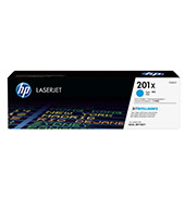 Toner HP 201X - azúrový (CF401X)