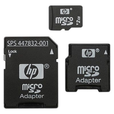 HP 2 GB Micro SecureDigital (SD) paměťová karta (FA877AA)