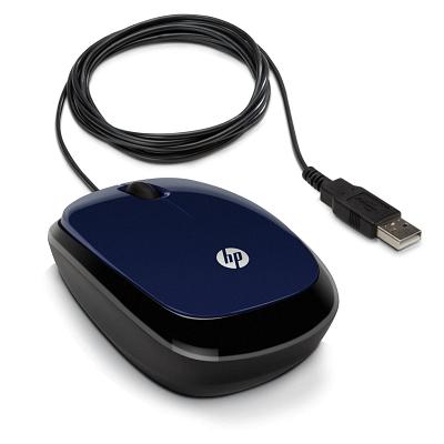 USB myš HP X1200 - revolutionary blue (H6F00AA)