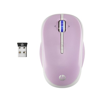 Bezdrôtová myš HP X3300 - ružová (H4N95AA)