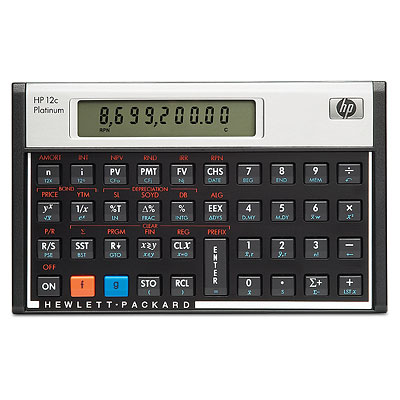 Finančná kalkulačka HP 12c Platinum edition (F2231AA)