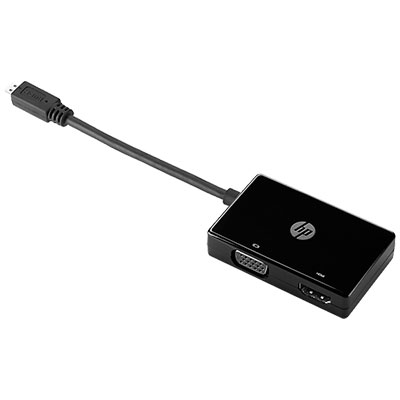 Adaptér HP mikro HDMI na HDMI/VGA (K8E31AA)
