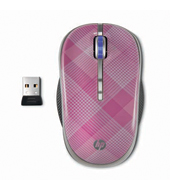 HP Bezdrôtová optická mobilná myš 2.4GHz (malinová) (LG143AA)