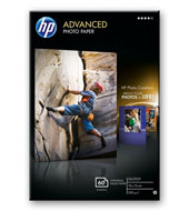 Fotografický papier HP Advanced - lesklý, 60 listov 10x15 cm (Q8008A)