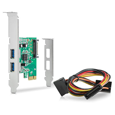 4-portová karta HP USB 3.0 SuperSpeed PCIe x1 (QT587AA)