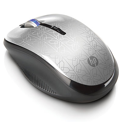 HP 2,4 GHz bezdrôtová optická mobilná myš (Silver) (WE790AA)