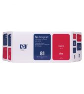 Atramentová náplň + tlačová hlava HP 81 - purpurová (C4992A)