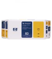 Atramentová náplň + tlačová hlava HP 83 - žltá (C5003A)