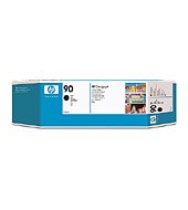 Atramentová náplň HP 90 - čierna, trojbalenie (C5095A)