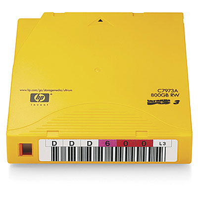 Kazeta HP Ultrium 800 GB RW so štítkami, balenie 20 ks (C7973AL)
