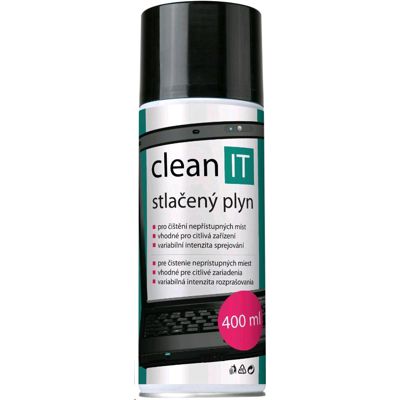 CLEAN IT Stlačený vzduch 400 ml (CL-102)