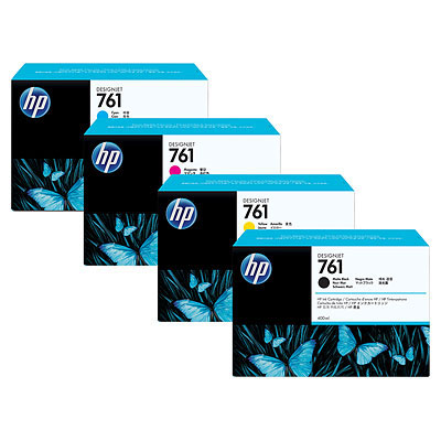 Atramentová náplň HP 761 - matná čierna, trojbalenie (CR275A)