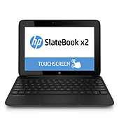 HP SlateBook x2 10-h000ec (čierny) (E2U25EA)